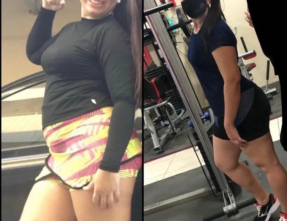 Antes y después de una alumna del método