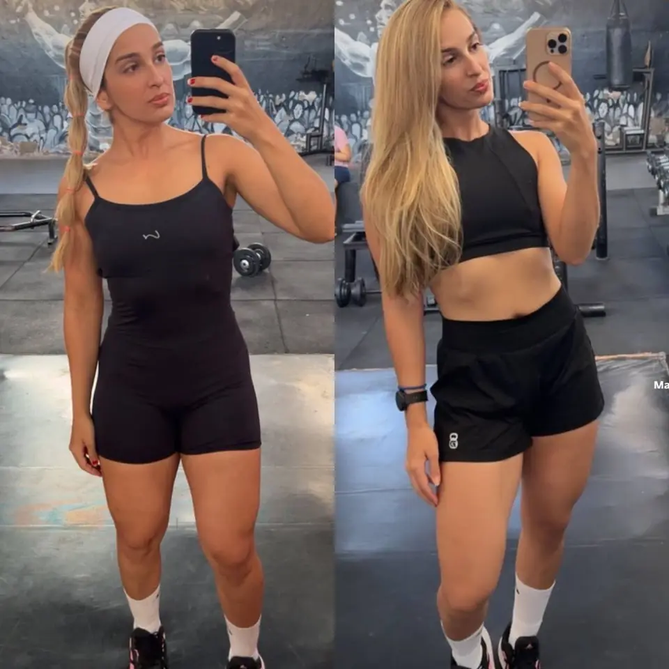 Antes y después de una alumna del método